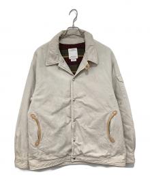 VISVIM（ビズビム）の古着「23FW FIL限定 WILLIS BROUSON（ウィリスブルゾン）　0123205013029　ダメージ加工」｜アイボリー