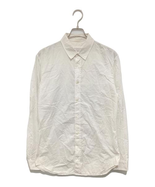 Maison Margiela（メゾンマルジェラ）Maison Margiela (メゾンマルジェラ) スリム レギュラーカラーシャツ S50DL0245 S38778 ホワイト サイズ:50の古着・服飾アイテム