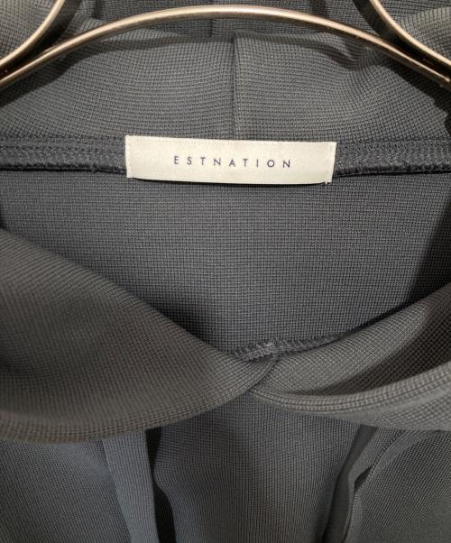 ESTNATION（エストネーション）ESTNATION (エストネーション) サイドジップミラノリブフーディー　11-234-12-060004 グレー サイズ:Lの古着・服飾アイテム