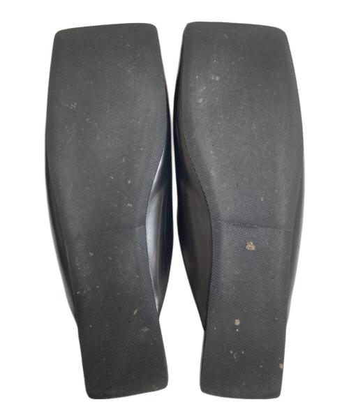 BALENCIAGA（バレンシアガ）BALENCIAGA (バレンシアガ) ダブルスクエアBBフラットミュール ブラック サイズ:36 1/2の古着・服飾アイテム