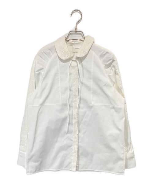 YORI（ヨリ）yori (ヨリ) shirocon konpeitoブラウス　シロコンコンペイトー　SC2221-015AW ホワイト サイズ:36の古着・服飾アイテム