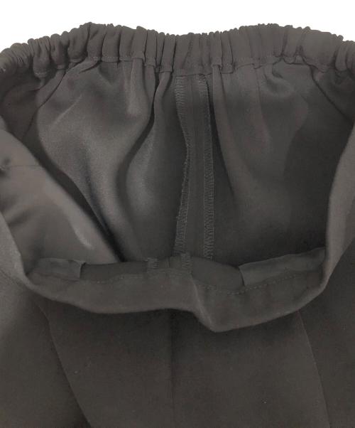 ENFOLD（エンフォルド）ENFOLD (エンフォルド) ELASTIC WIDE TROUSERS　エラスティックワイドトラウザーズ　300HS631-2610 ブラック サイズ:34の古着・服飾アイテム