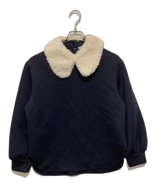 YORI（ヨリ）YORI (ヨリ) テディカラープルオーバー YR11-25138AW ネイビー サイズ:FREEの古着・服飾アイテム