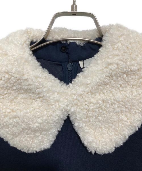 YORI（ヨリ）YORI (ヨリ) テディカラープルオーバー YR11-25138AW ネイビー サイズ:FREEの古着・服飾アイテム