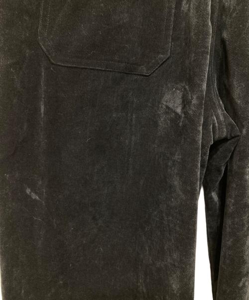 YORI（ヨリ）yori (ヨリ) ベルベットサロペット YR24-25126AW ブラック サイズ:36の古着・服飾アイテム