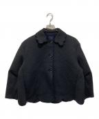 YORIヨリ）の古着「もくもくキルトジャケット SC2125-011AW-4」｜ブラック