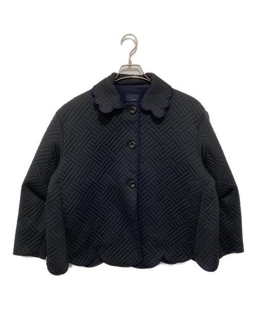 YORI（ヨリ）yori (ヨリ) もくもくキルトジャケット SC2125-011AW-4 ブラック サイズ:36の古着・服飾アイテム