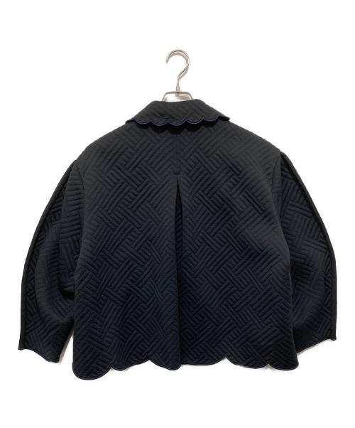 YORI（ヨリ）yori (ヨリ) もくもくキルトジャケット SC2125-011AW-4 ブラック サイズ:36の古着・服飾アイテム