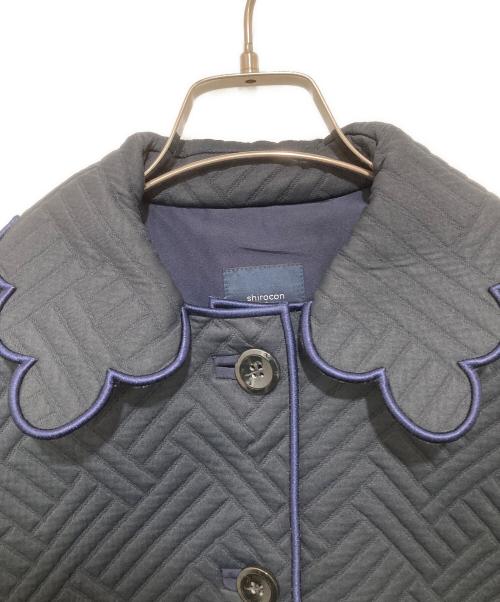 YORI（ヨリ）yori (ヨリ) もくもくキルトジャケット SC2125-011AW-4 ブラック サイズ:36の古着・服飾アイテム