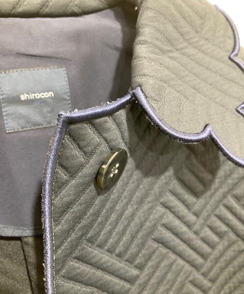 YORI（ヨリ）yori (ヨリ) もくもくキルトジャケット SC2125-011AW-4 ブラック サイズ:36の古着・服飾アイテム