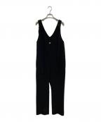 YORIヨリ）の古着「リボンサロペット　YR2124-124AW」｜ブラック