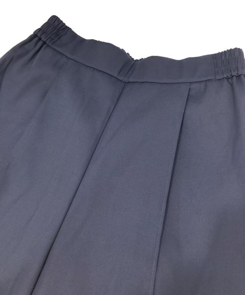 YORI（ヨリ）YORI (ヨリ) スプリングサテンワイドパンツ　YR22-23021SP ネイビー サイズ:36の古着・服飾アイテム