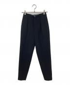 ENFOLDエンフォルド）の古着「SLIM STRAIGHT TROUSERS（スリムストレートトラウザーズ）300HS231-0190」｜ブラック