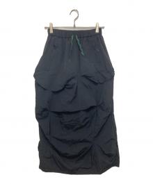 nagonstans（ナゴンスタンス）の古着「cocoon shape skirt（コクーンシェイプスカート）470HS831-2030」｜ブラック