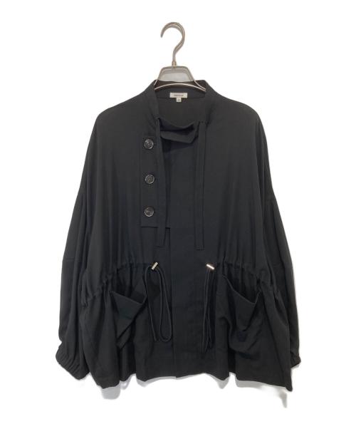 ENFOLD（エンフォルド）ENFOLD (エンフォルド) TWO-WAY SHORT-BLOUSON ツーウェイショートブルゾン 300HS230-1510 ブラック サイズ:36の古着・服飾アイテム