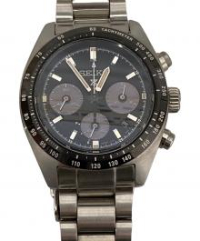 SEIKO（セイコー）の古着「プロスペックス SPEEDTIMER　SBDL091 V192-0AF0　電波ソーラー　動作未確認」｜ブラック