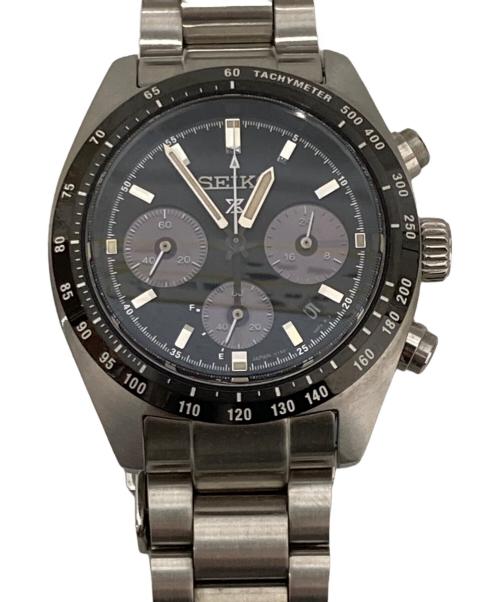 SEIKO（セイコー）SEIKO (セイコー) プロスペックス SPEEDTIMER　SBDL091 V192-0AF0　電波ソーラー　動作未確認 ブラックの古着・服飾アイテム
