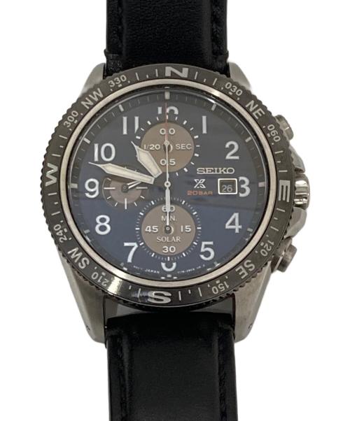 SEIKO（セイコー）SEIKO (セイコー) 腕時計 プロスペックス V176-0BB0 電波ソーラー 動作未確認 ブラックの古着・服飾アイテム