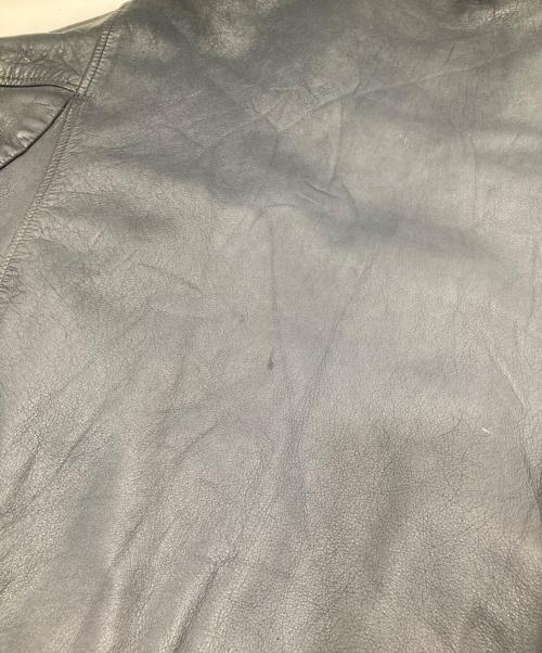 French Army（フランス軍）French Army (フランス軍) 70s Pilot Leather Jacket（パイロットレザージャケット）　フランス空軍 ・73年納品 ネイビー サイズ:不明の古着・服飾アイテム
