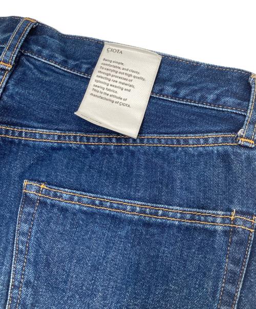 CIOTA（シオタ）CIOTA (シオタ) STRAIGHT 5 POCKET PANTS / デニムパンツ　PTLM-21STB インディゴ サイズ:31の古着・服飾アイテム