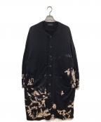 s'yteサイト）の古着「タイダイ染ロングコート」｜ブラック