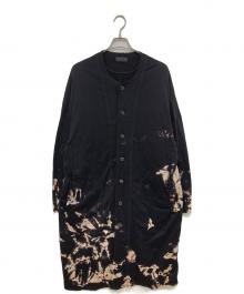 s'yte（サイト）の古着「タイダイ染ロングコート」｜ブラック