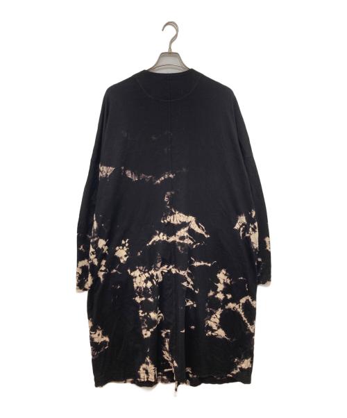 s'yte（サイト）s'yte (サイト) タイダイ染ロングコート ブラック サイズ:3の古着・服飾アイテム