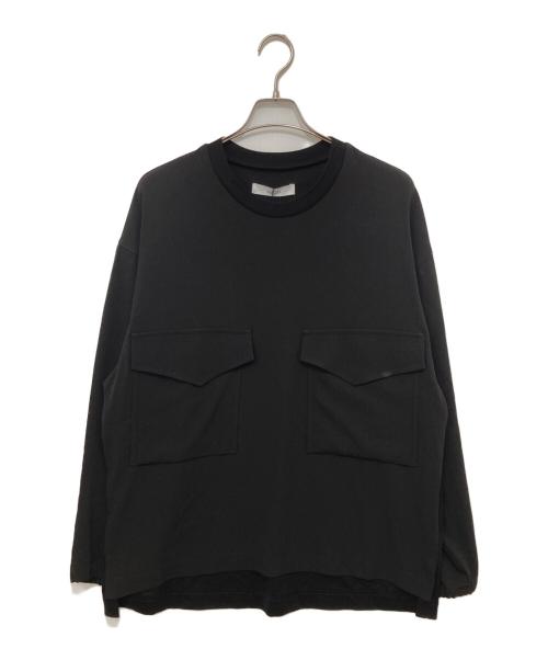 Ujoh（ウジョー）Ujoh (ウジョー) Pocket Long Sleeve Pullover（ポケットロングスリーブプルオーバー）　M743-T52-501 ブラック サイズ:4の古着・服飾アイテム