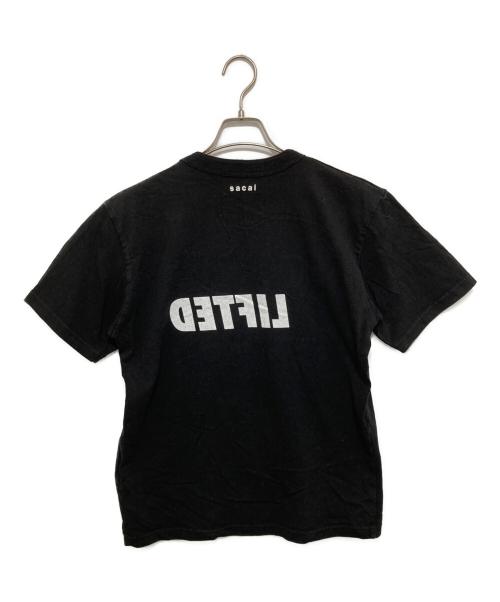 sacai（サカイ）sacai (サカイ) I Get LIFTED プリントTシャツ/アイゲットリフテッド/22-0354S ブラック サイズ:2の古着・服飾アイテム