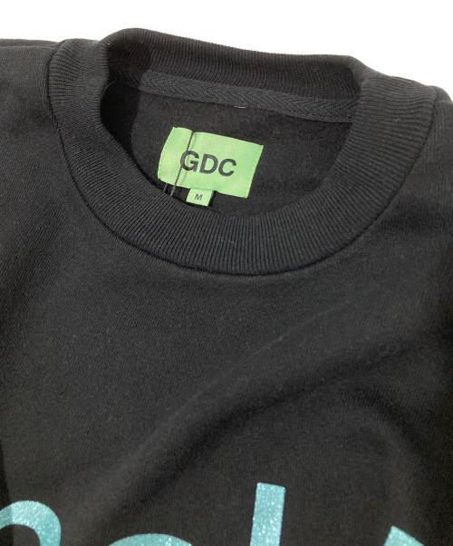 GDC（ジーディーシー）GDC (ジーディーシー) kinski live forever crew sweat　キンスキー リブ フォーエバー クルー スウェット ブラック サイズ:Mの古着・服飾アイテム
