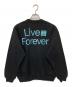 GDC (ジーディーシー) kinski live forever crew sweat　キンスキー リブ フォーエバー クルー スウェット ブラック サイズ:M：15000円
