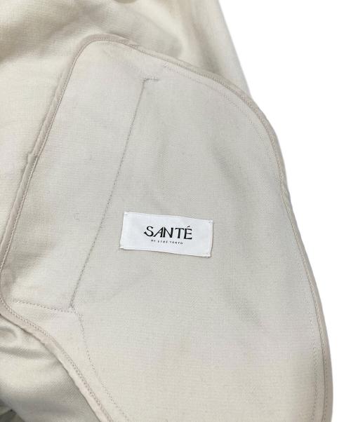 ETRE TOKYO（エトレトウキョウ）ETRE TOKYO (エトレトウキョウ) SANTEウーステッドクロークリバーコート　サンテ　1225500127-0 アイボリー サイズ:Mの古着・服飾アイテム