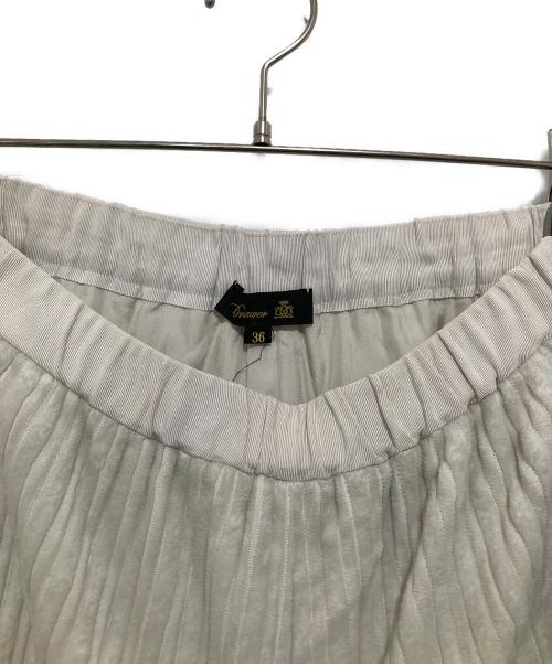 DRAWER（ドゥロワー）Drawer (ドゥロワー) コーデュロイドロストパンツ 6514-299-1488 アイボリー サイズ:36の古着・服飾アイテム