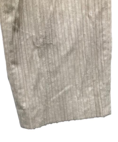 DRAWER（ドゥロワー）Drawer (ドゥロワー) コーデュロイドロストパンツ 6514-299-1488 アイボリー サイズ:36の古着・服飾アイテム