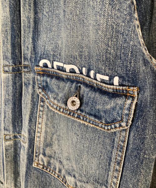 SEQUEL（シークエル）SEQUEL (シークエル) FRAGMENT DESIGN (フラグメントデザイン) デニムジャケット ブルー サイズ:Lの古着・服飾アイテム
