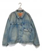 LEVI'S×BEAMSリーバイス×ビームス）の古着「SUPER WIDE TRUCKER スーパーワイドトラッカー　PC9-A2265-0000　」｜ブルー