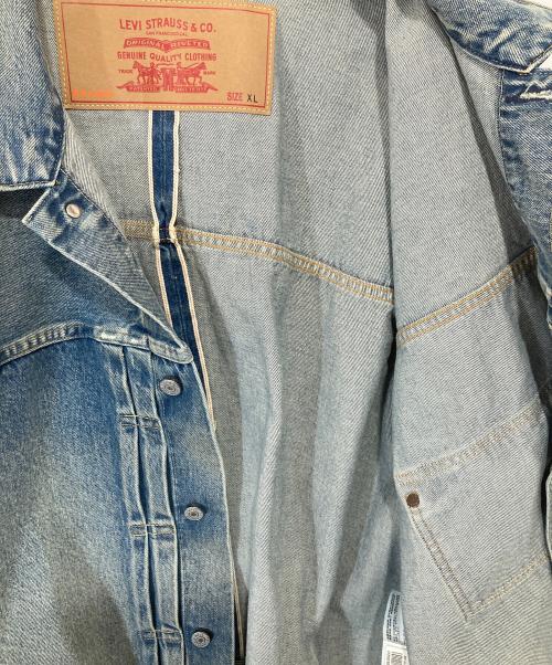 LEVI'S（リーバイス）LEVI'S (リーバイス) BEAMS (ビームス) SUPER WIDE TRUCKER スーパーワイドトラッカー　PC9-A2265-0000　 ブルー サイズ:XLの古着・服飾アイテム