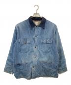 big macビッグマック）の古着「デニムカバーオール　70s J.C.PENNEY 裏ブランケット」｜ブルー