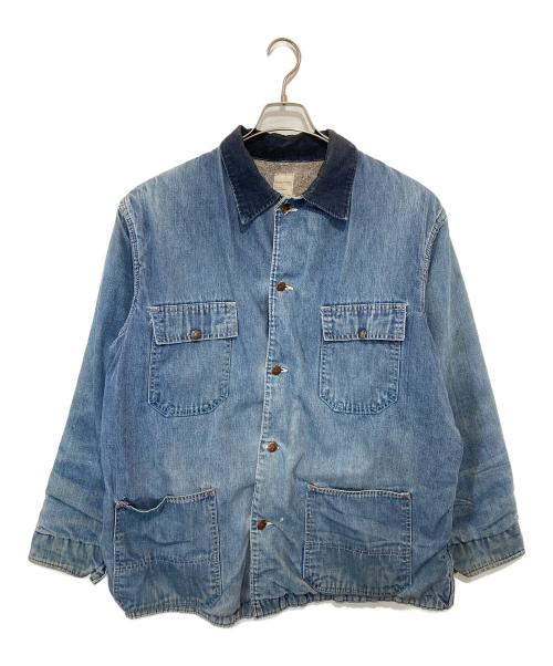 big mac（ビッグマック）big mac (ビッグマック) デニムカバーオール　70s J.C.PENNEY 裏ブランケット ブルー サイズ:記載なしの古着・服飾アイテム