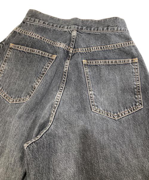 JOHN LAWRENCE SULLIVAN（ジョン ローレンス サリバン）JOHN LAWRENCE SULLIVAN (ジョン ローレンス サリバン) WASHED DENIM WIDE PANTS（ウォッシュドデニムワイドパンツ）　JLSW-02-S ブラック サイズ:Sの古着・服飾アイテム