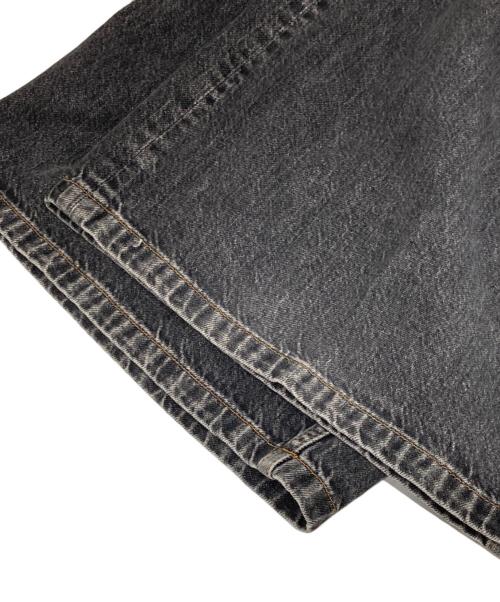 JOHN LAWRENCE SULLIVAN（ジョン ローレンス サリバン）JOHN LAWRENCE SULLIVAN (ジョン ローレンス サリバン) WASHED DENIM WIDE PANTS（ウォッシュドデニムワイドパンツ）　JLSW-02-S ブラック サイズ:Sの古着・服飾アイテム