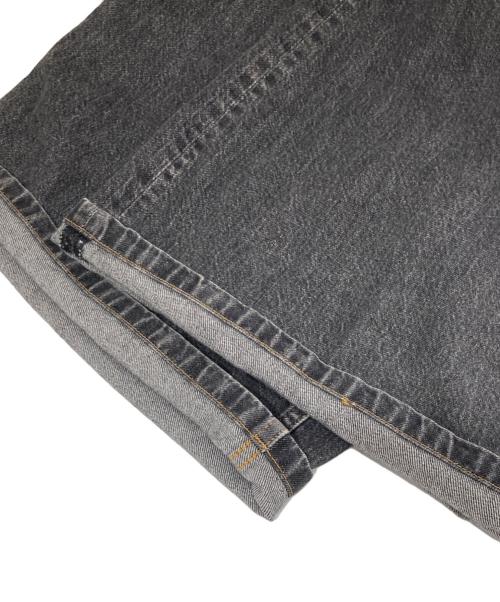 JOHN LAWRENCE SULLIVAN（ジョン ローレンス サリバン）JOHN LAWRENCE SULLIVAN (ジョン ローレンス サリバン) WASHED DENIM WIDE PANTS（ウォッシュドデニムワイドパンツ）　JLSW-02-S ブラック サイズ:Sの古着・服飾アイテム