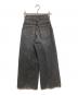 JOHN LAWRENCE SULLIVAN (ジョン ローレンス サリバン) WASHED DENIM WIDE PANTS（ウォッシュドデニムワイドパンツ）　JLSW-02-S ブラック サイズ:S：15000円