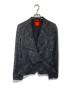 Vivienne Westwood RED LABEL（ヴィヴィアンウエストウッドレッドレーベル）の古着「オーブボタンチェック柄ジャケット」｜ブラック