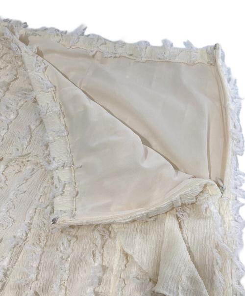 PRANK PROJECT（プランクプロジェクト）PRANK PROJECT (プランクプロジェクト) Fringe Jacquard Flare Pants(フリンジジャガードフレアパンツ)　31251465602 アイボリー サイズ:36の古着・服飾アイテム