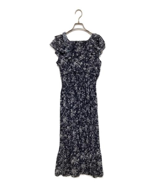 Snidel（スナイデル）Snidel (スナイデル) Sustainaプリーツフリルワンピース/サステナ/SWFO242065 ネイビー サイズ:1の古着・服飾アイテム