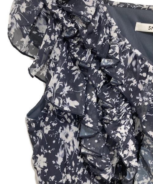 Snidel（スナイデル）Snidel (スナイデル) Sustainaプリーツフリルワンピース/サステナ/SWFO242065 ネイビー サイズ:1の古着・服飾アイテム