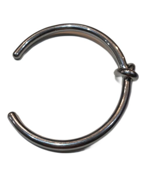 CELINE（セリーヌ）CELINE (セリーヌ) FTT1215 KNOT CUFF ノット バングル シルバー サイズ:M3の古着・服飾アイテム