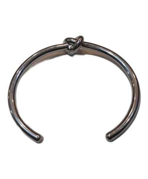 CELINE（セリーヌ）CELINE (セリーヌ) FTT1215 KNOT CUFF ノット バングル シルバー サイズ:M3の古着・服飾アイテム