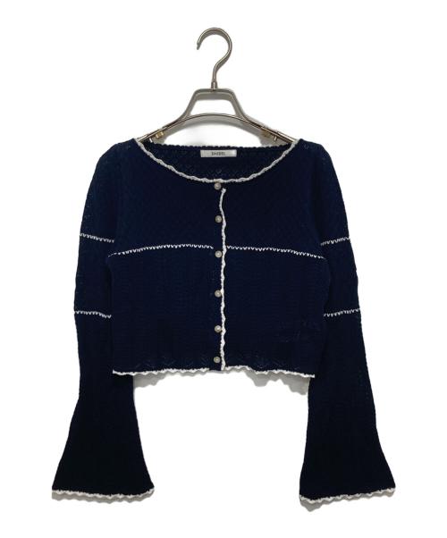 Snidel（スナイデル）Snidel (スナイデル) クロシェニットセットアップ　SWNO251144 ネイビー サイズ:Fの古着・服飾アイテム